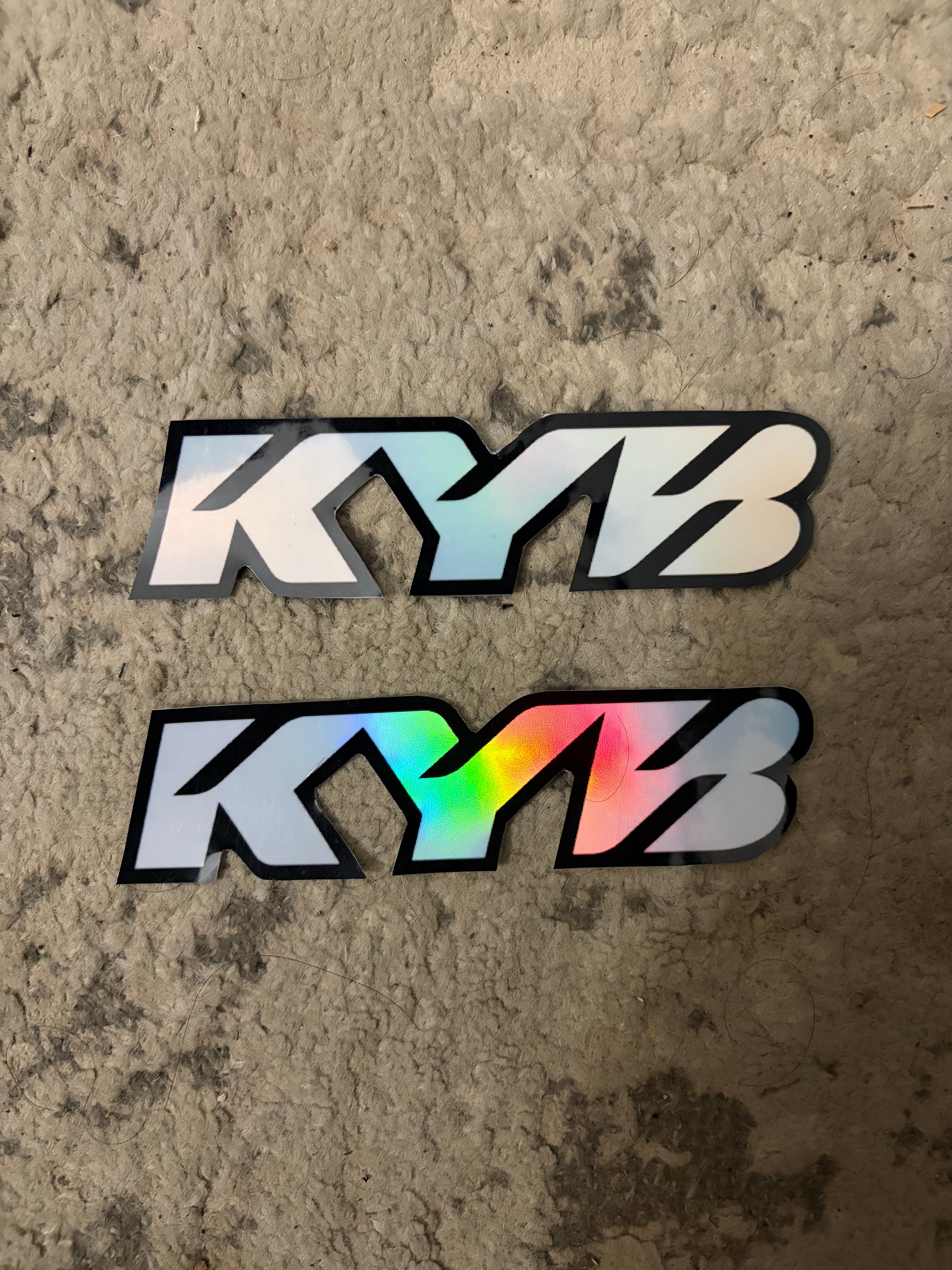 KYB Suspension Stickers