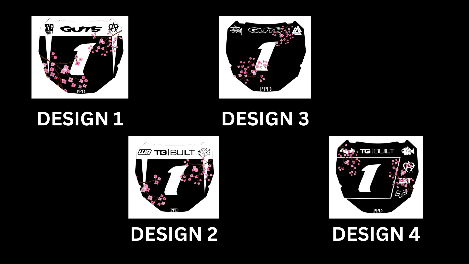 Cherry blossom odi plate decal series