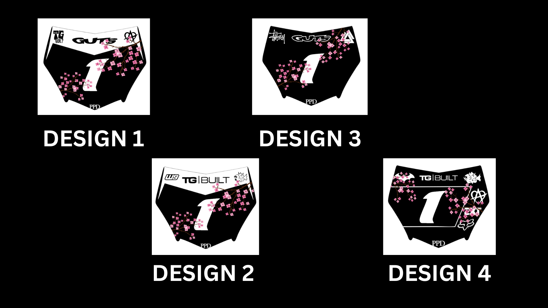 Cherry blossom motocutz decal series