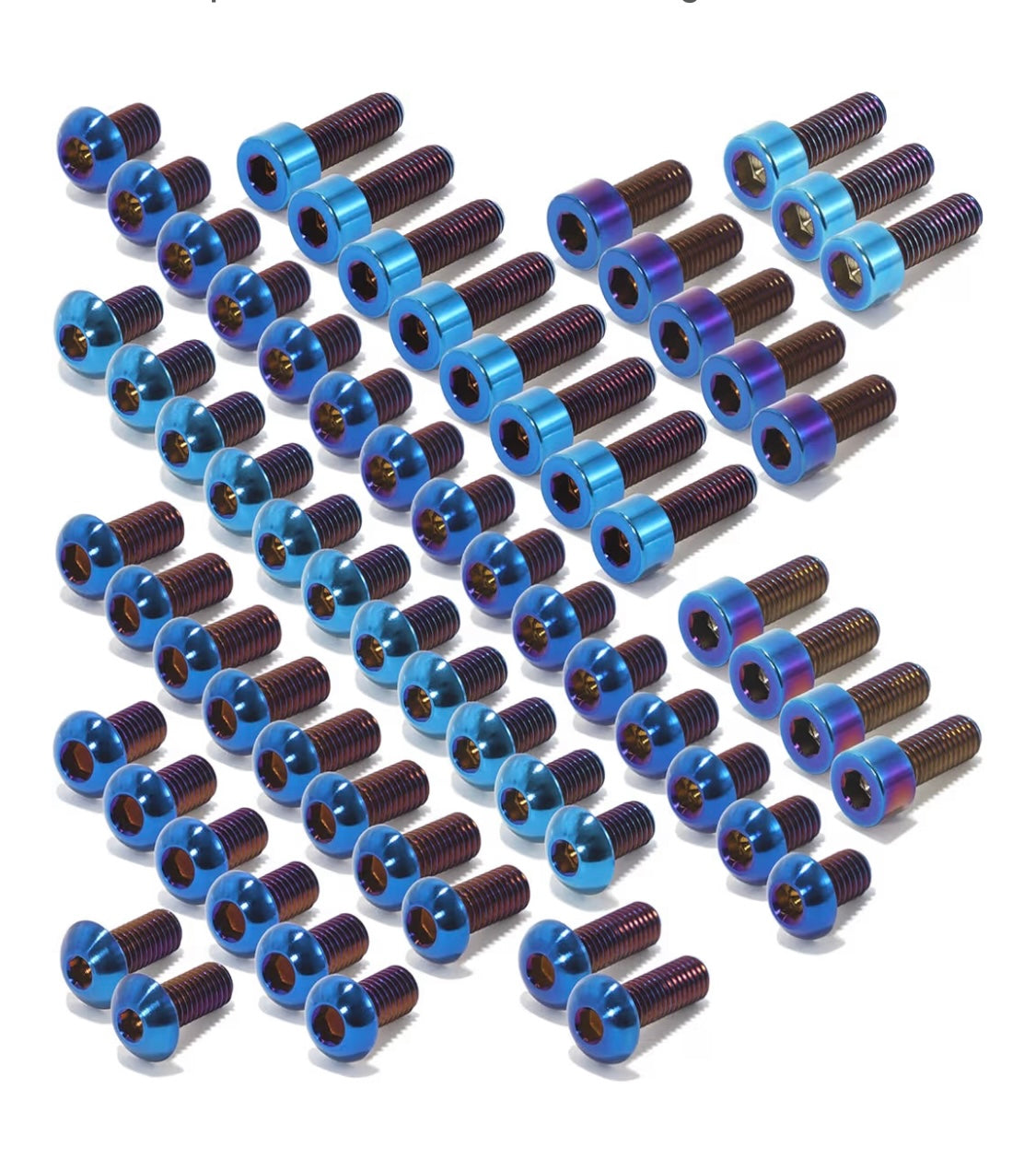 Talaria mx3 mx4 and mx5 Full Titanium Bolt Set