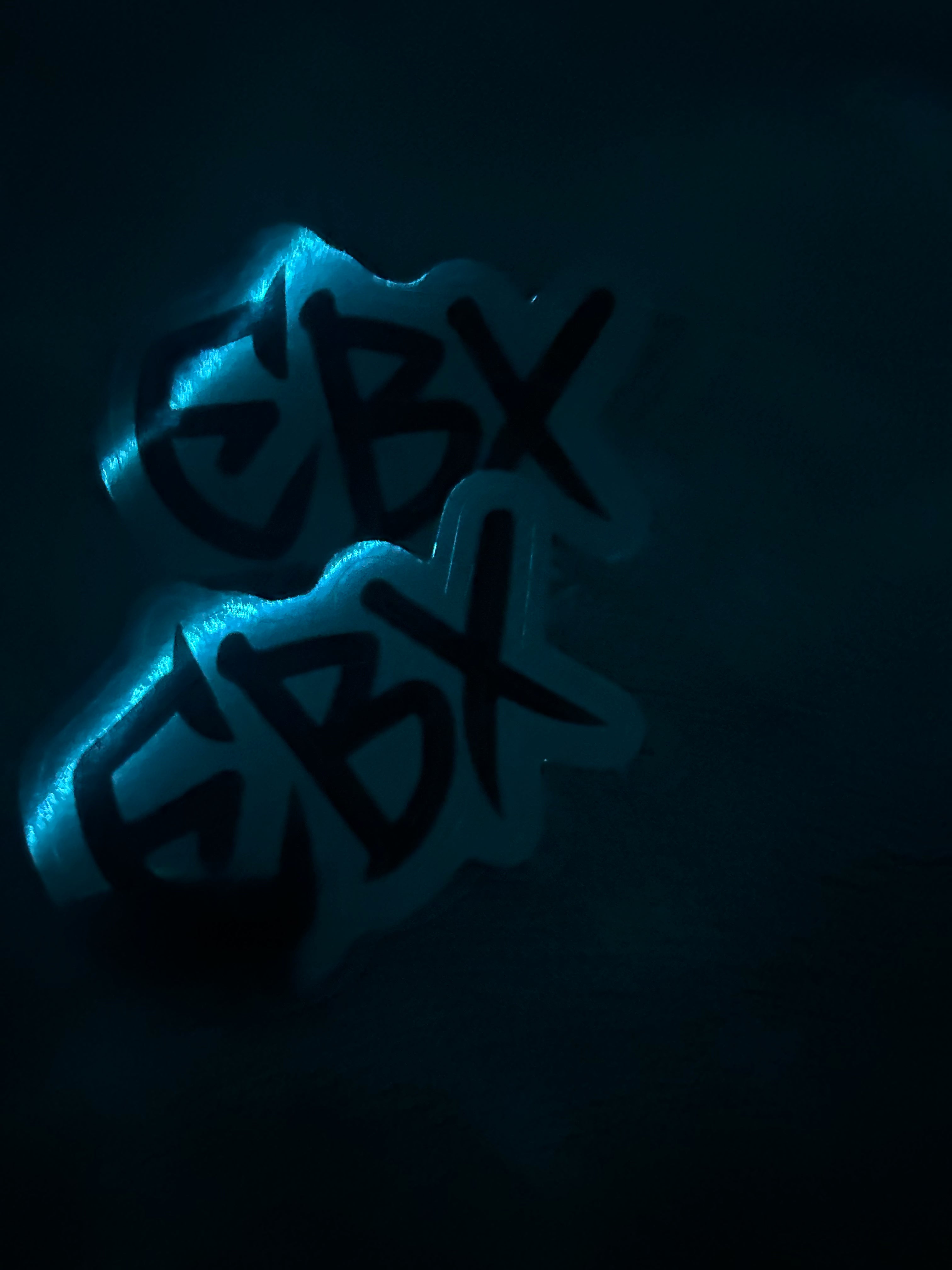 Chrome/Regular EBX Stickers (8 Pack) ONLY BUY IF YOU ARE BUYING (Christmas lights/Baja light)