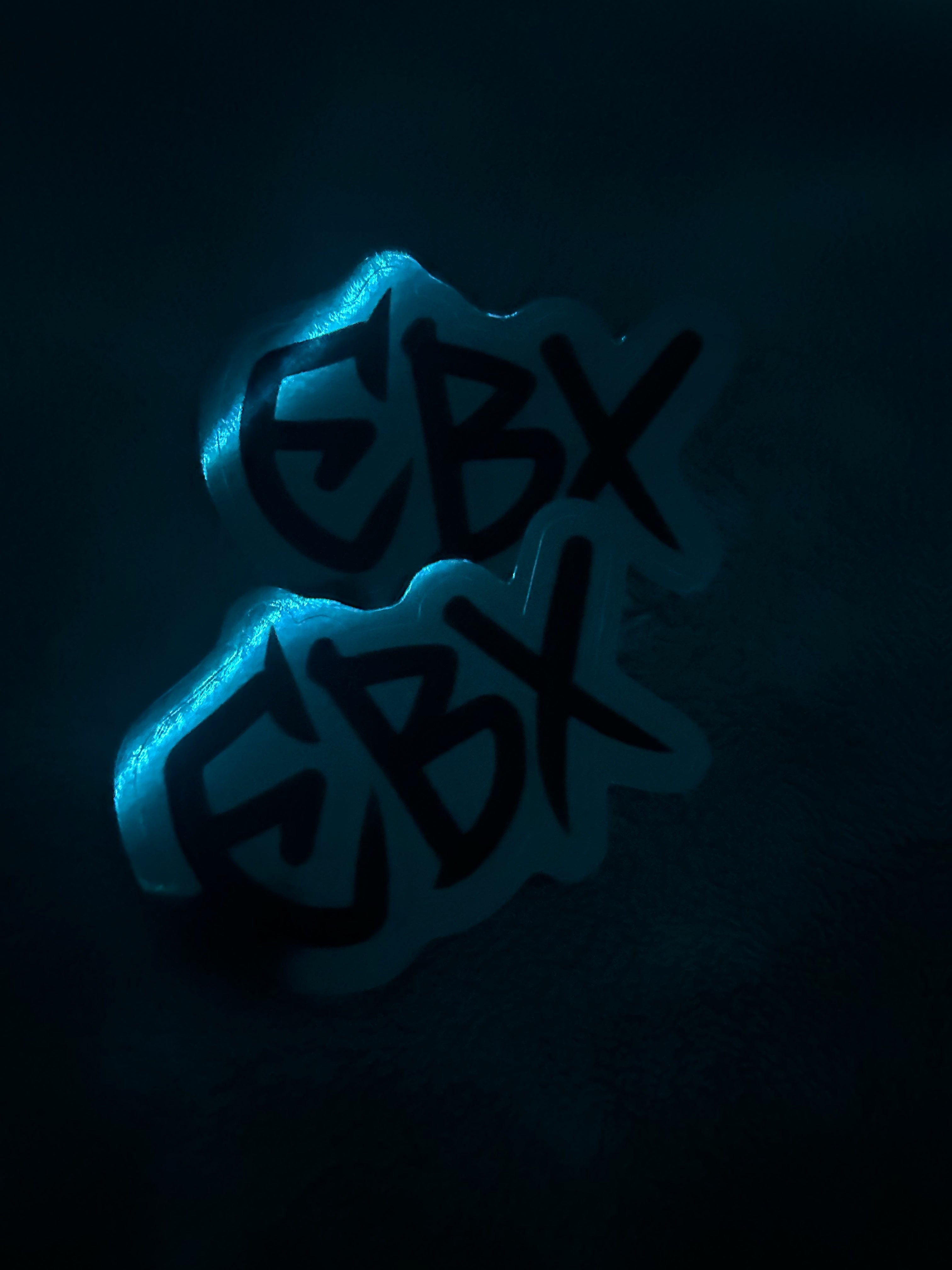 Chrome/Regular EBX Stickers (8 Pack) ONLY BUY IF YOU ARE BUYING (Christmas lights/Baja light)